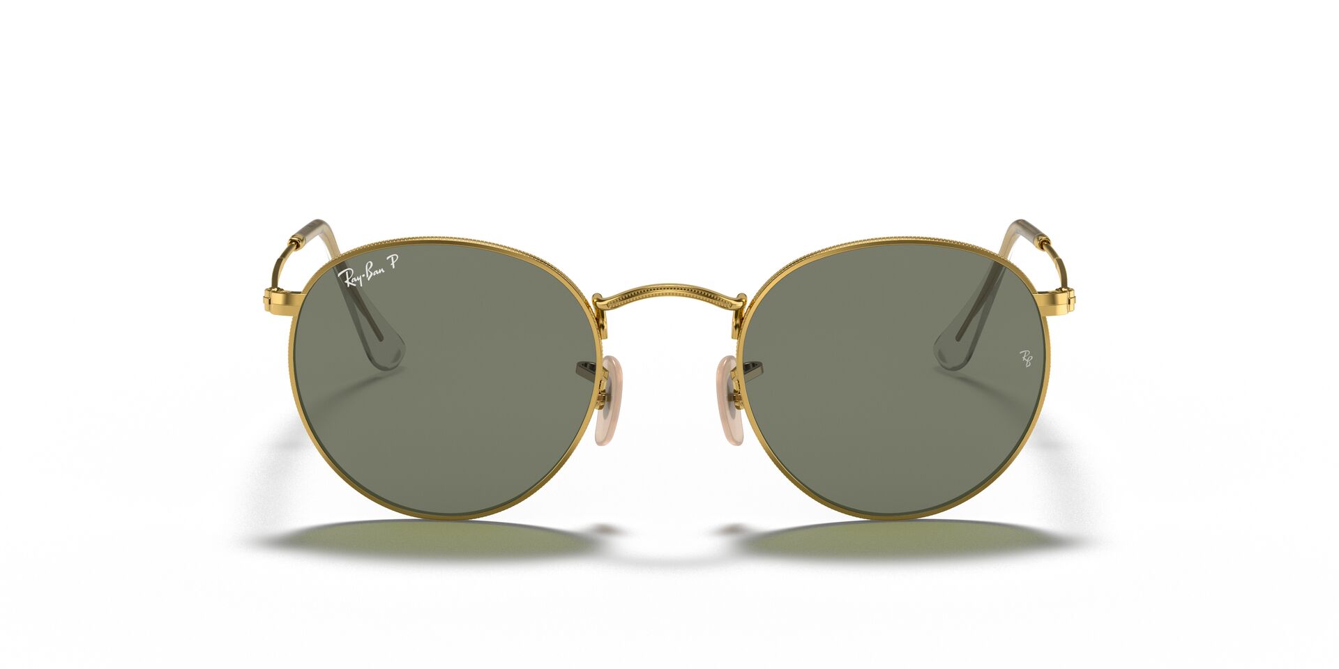 RAYBAN RB3447 ROUND METAL 00158 50 SUNGLASSES