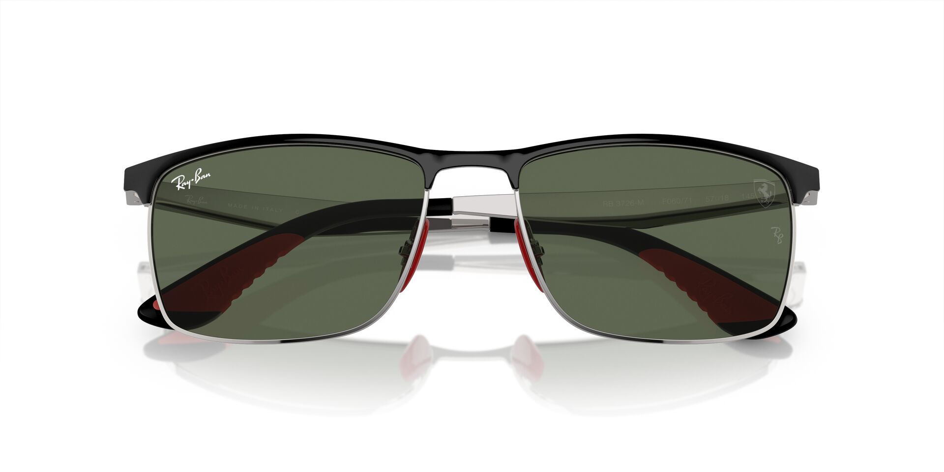 RAYBAN RB3726M SCUDERIA FERRARI F060 71 57 SUNGLASSES