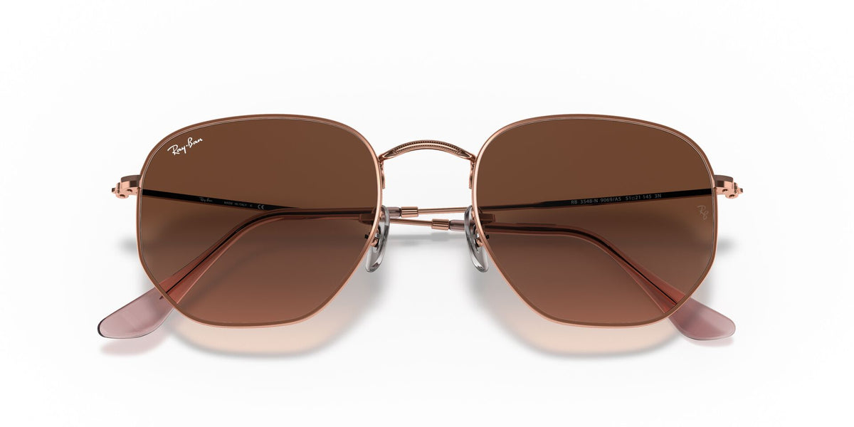 RAYBAN RB3548N HEXAGONAL 9069A5 51 SUNGLASSES