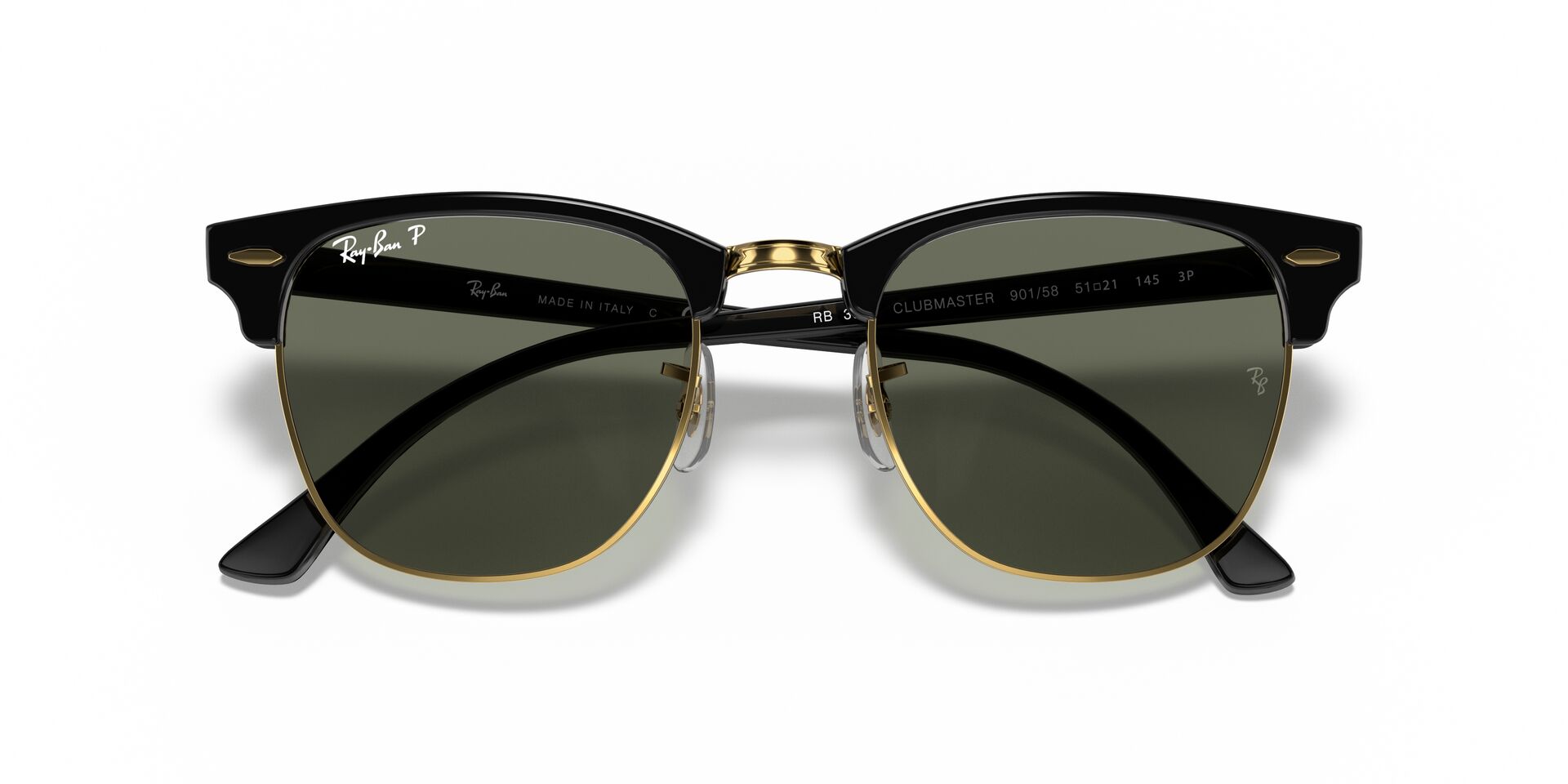 RAYBAN RB3016 CLUBMASTER 90158 51 SUNGLASSES