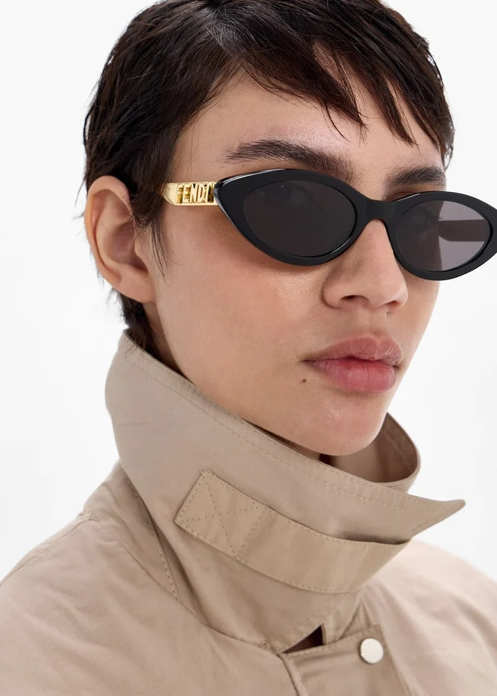 FENDI FE40202I 01A 51 SUNGLASSES