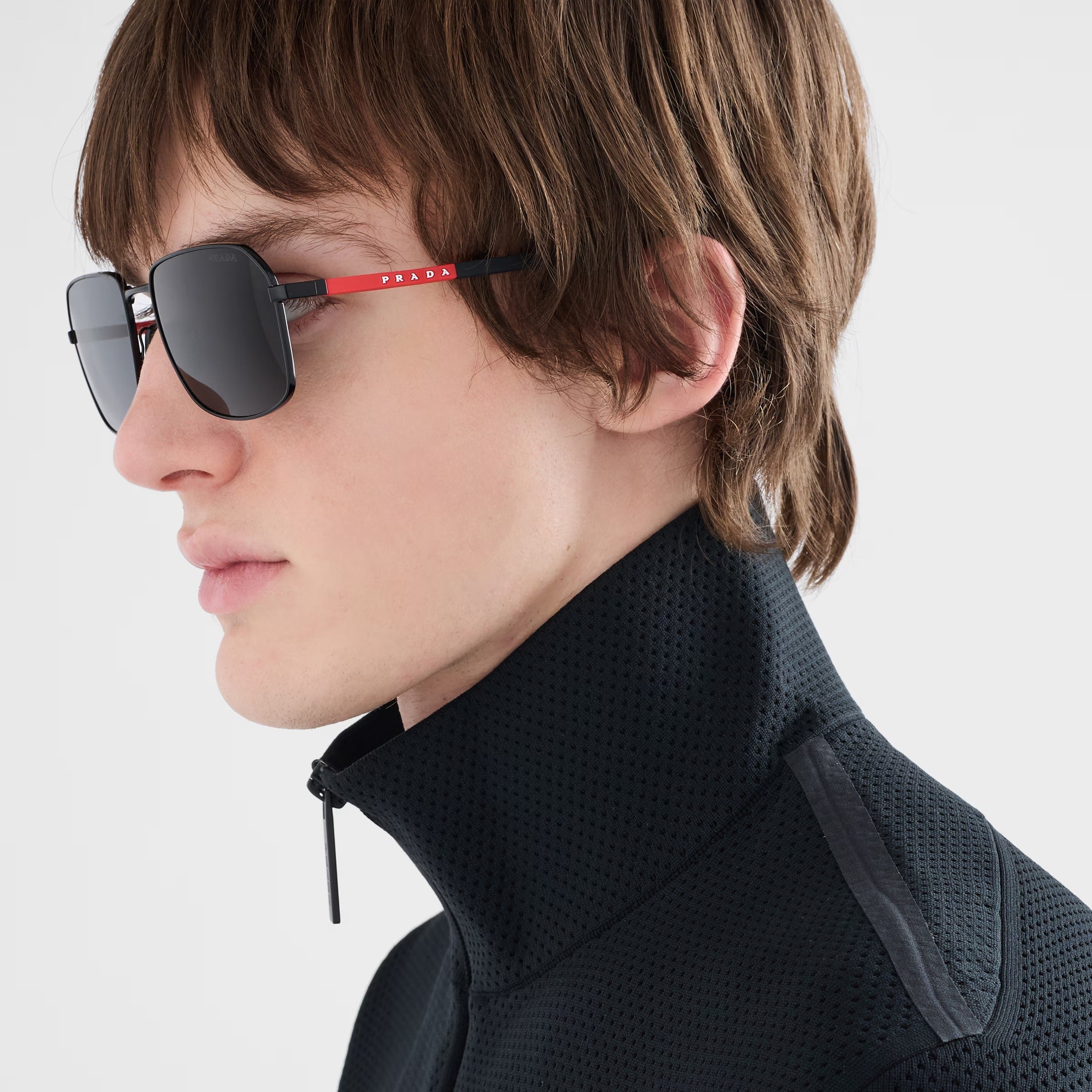 PRADA PSA51S 1BO06F 57 SUNGLASSES