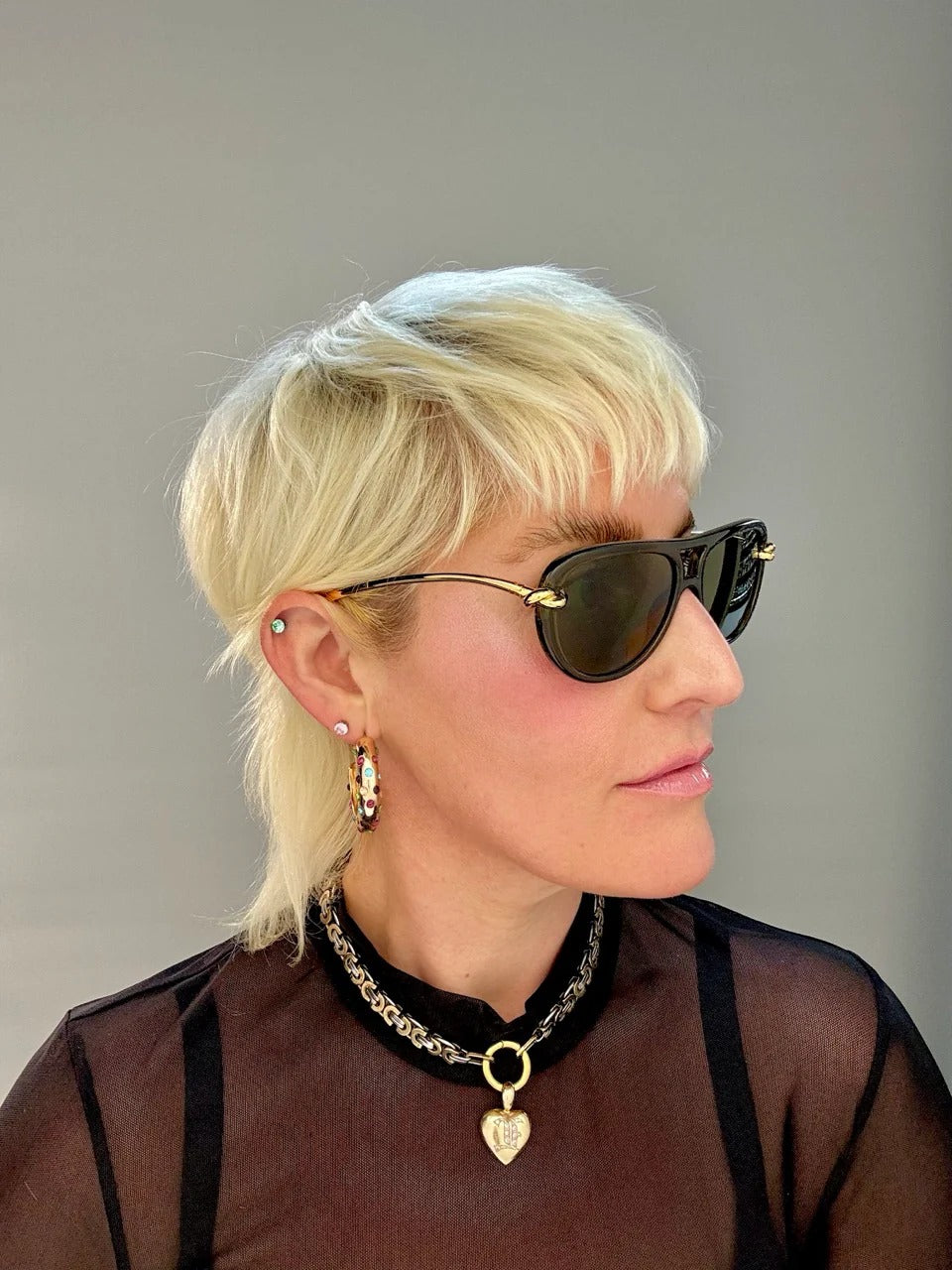 BOTTEGA VENETA BV1418S 003 58 SUNGLASSES