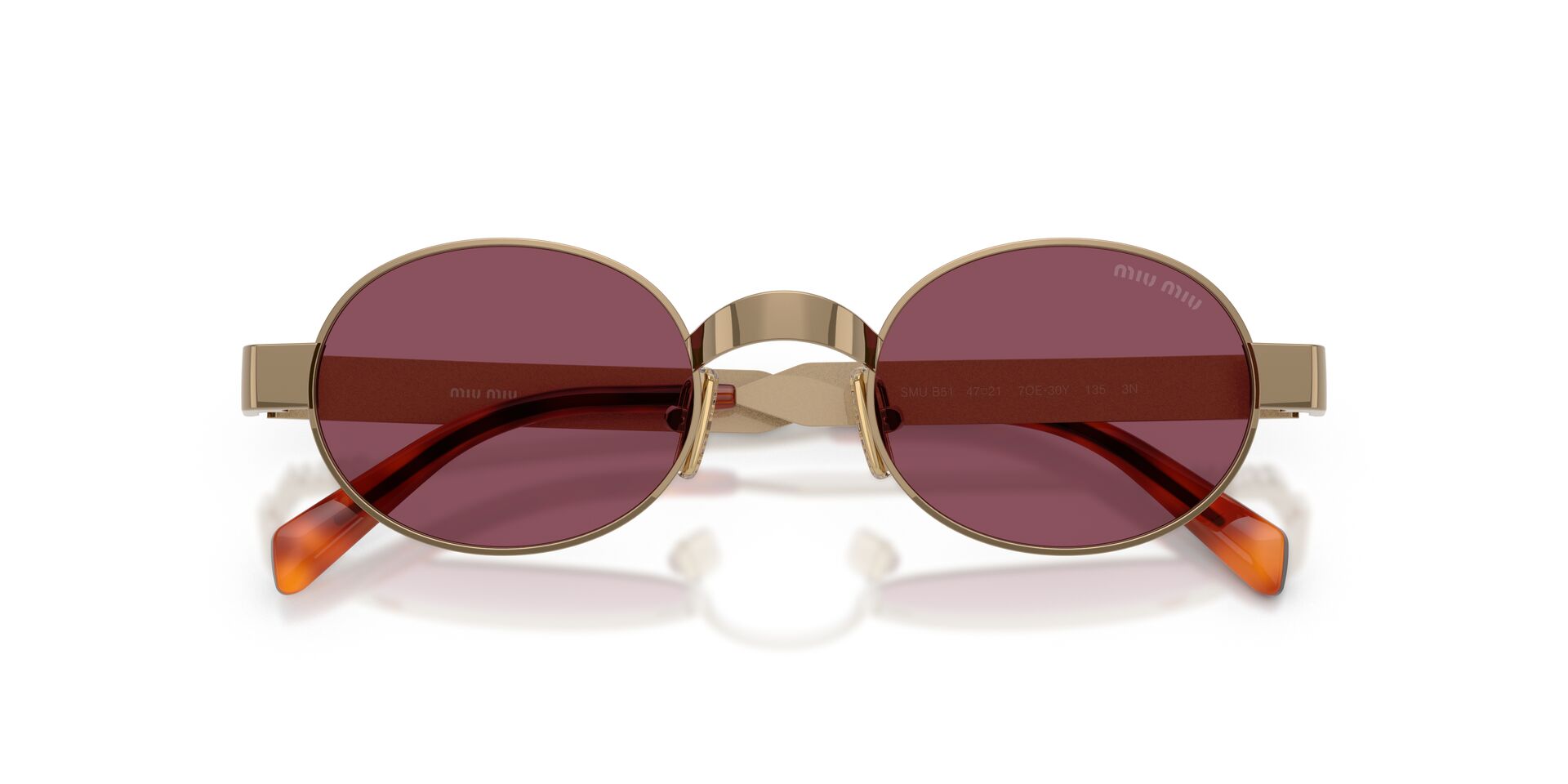 MIU MIU MUB51S 7OE30Y 47 SUNGLASSES