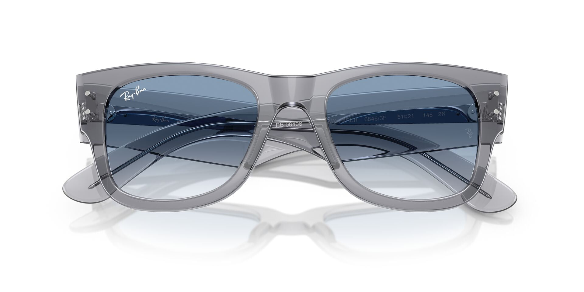 RAYBAN RB0840S MEGA WAYFARER 68463F 51 SUNGLASSES
