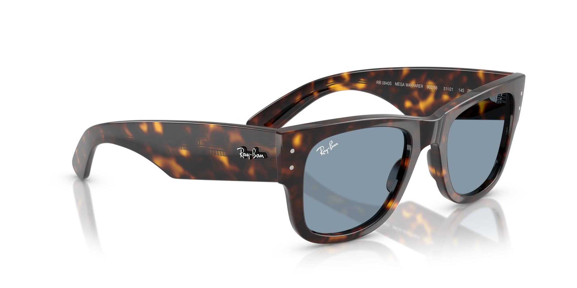 RAYBAN RB0840S MEGA WAYFARER 902 56 51 SUNGLASSES