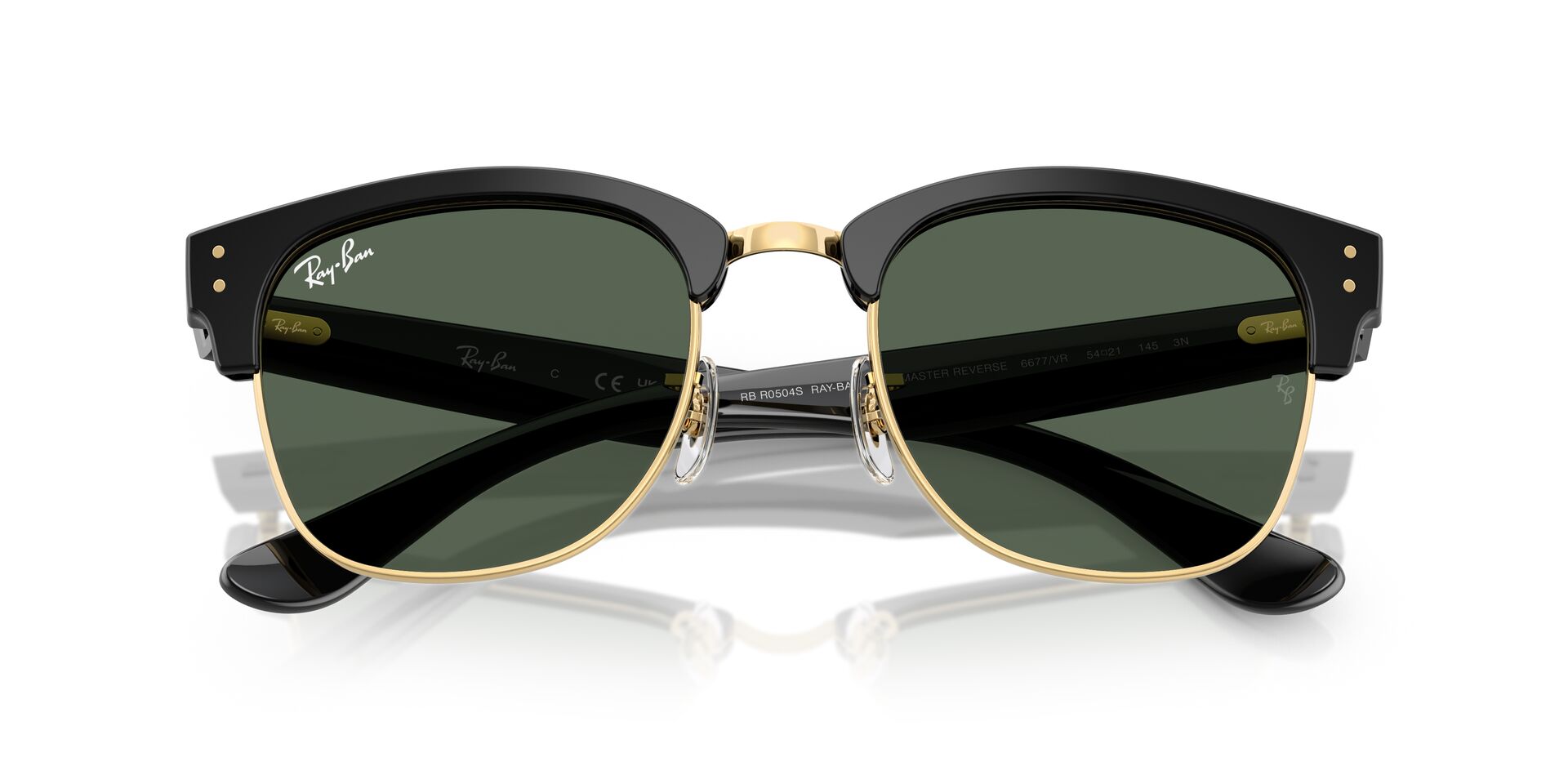 RAYBAN RBR0504S CLUBMASTER REVERSE 6677VR 51 SUNGLASSES