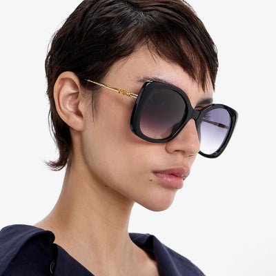 FENDI FE40201I 01W 55 SUNGLASSES