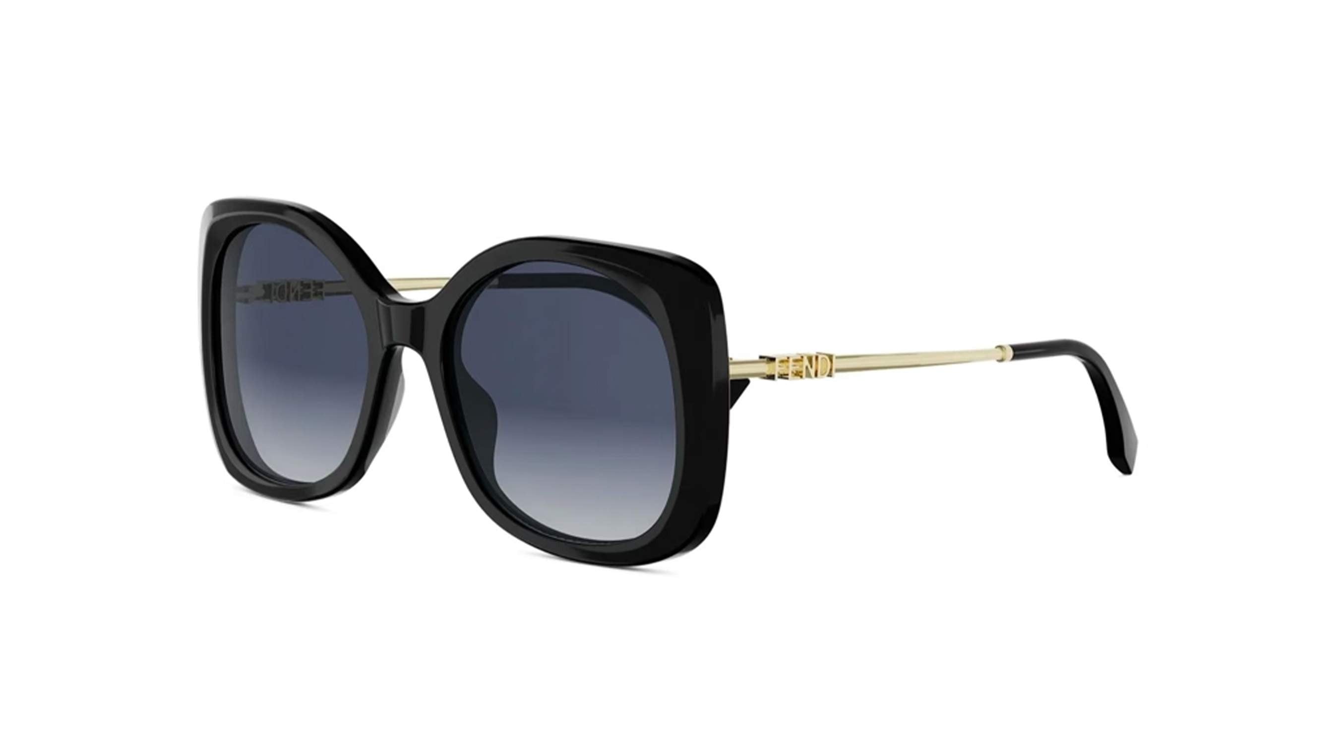 FENDI FE40201I 01W 55 SUNGLASSES