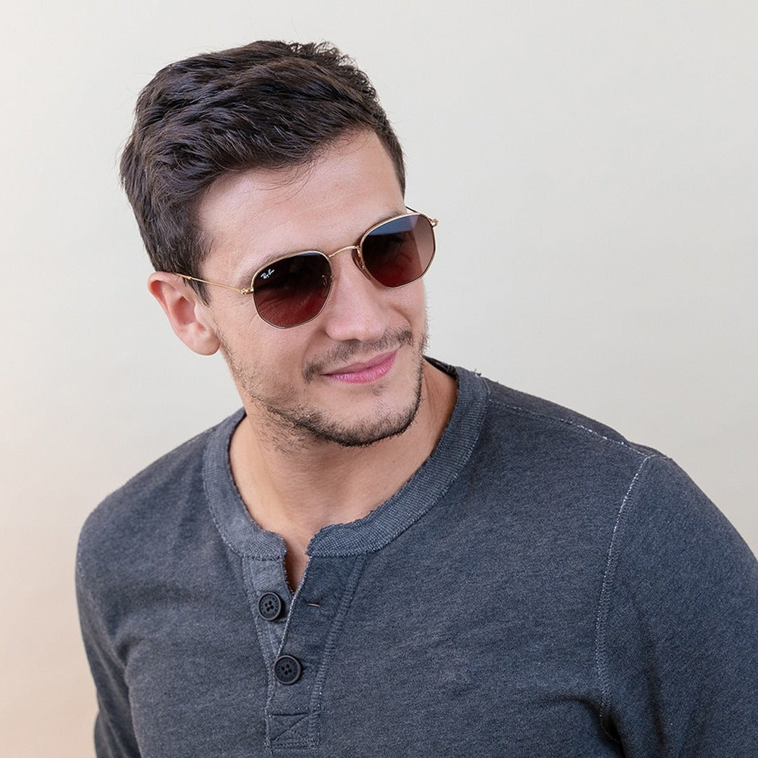 RAYBAN RB3548N HEXAGONAL 912443 51 SUNGLASSES
