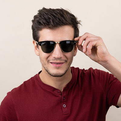 RAYBAN RB3016 CLUBMASTER 90158 51 SUNGLASSES