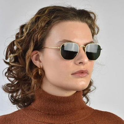 RAYBAN RB3548 HEXAGONAL 919631 51 SUNGLASSES